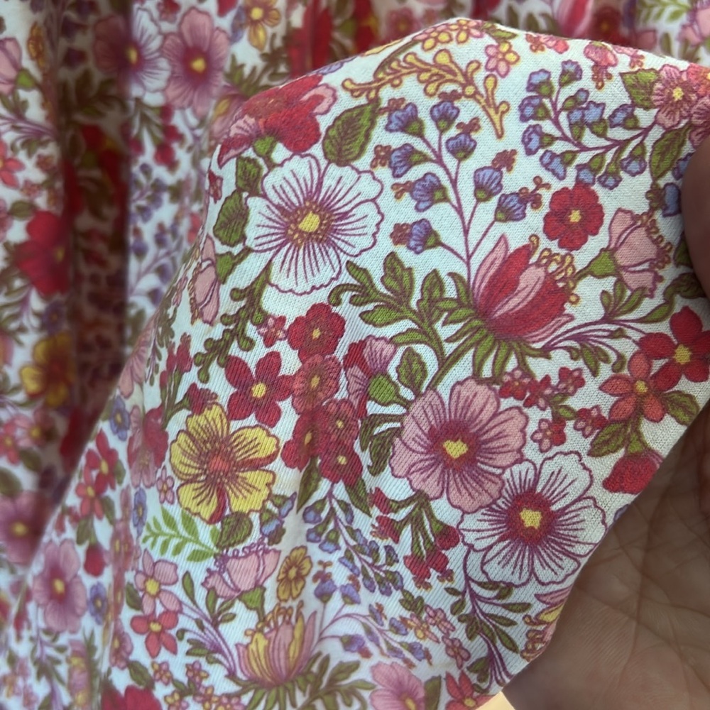 Floral Pink and Orange Women's Nighty/summer dress by Flora Nikrooz - Picture 4 of 9